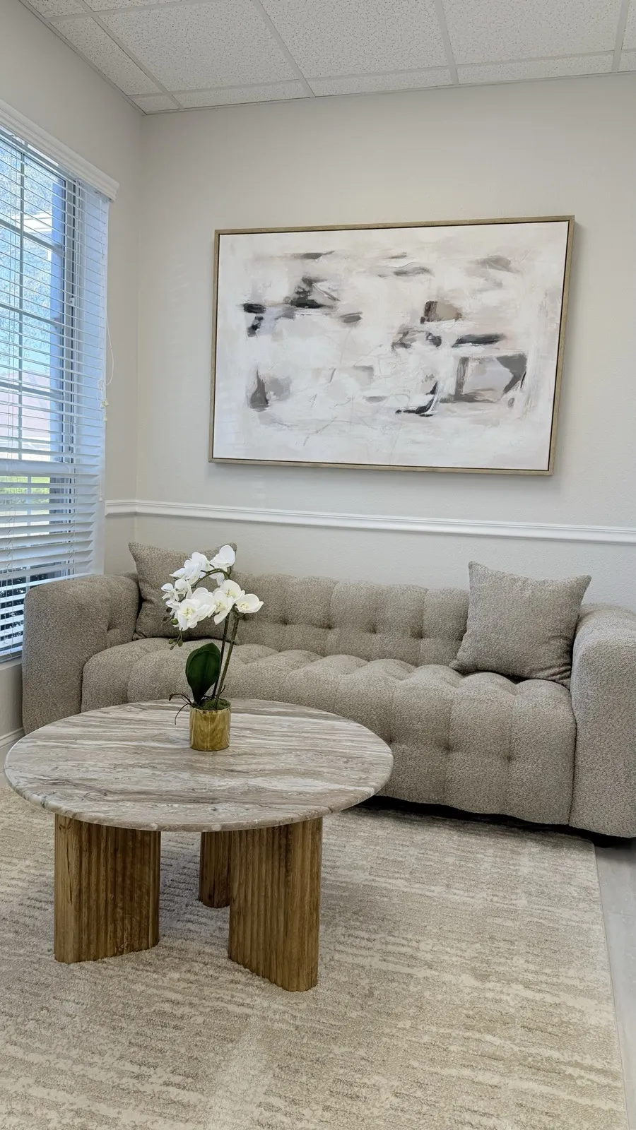 Lobby seating area at the Revita Luxe Jacksonville clinic