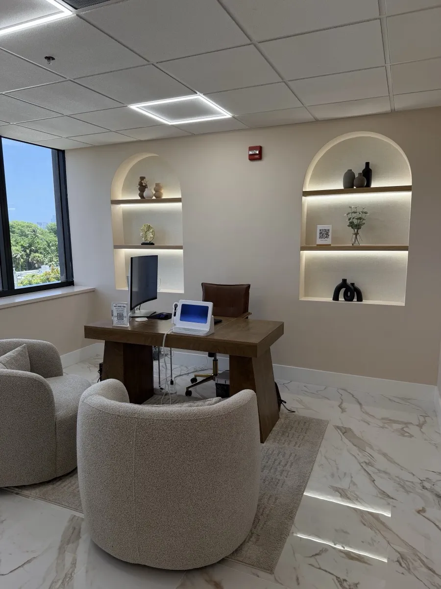 Consultation office at the Revita Luxe Miami clinic